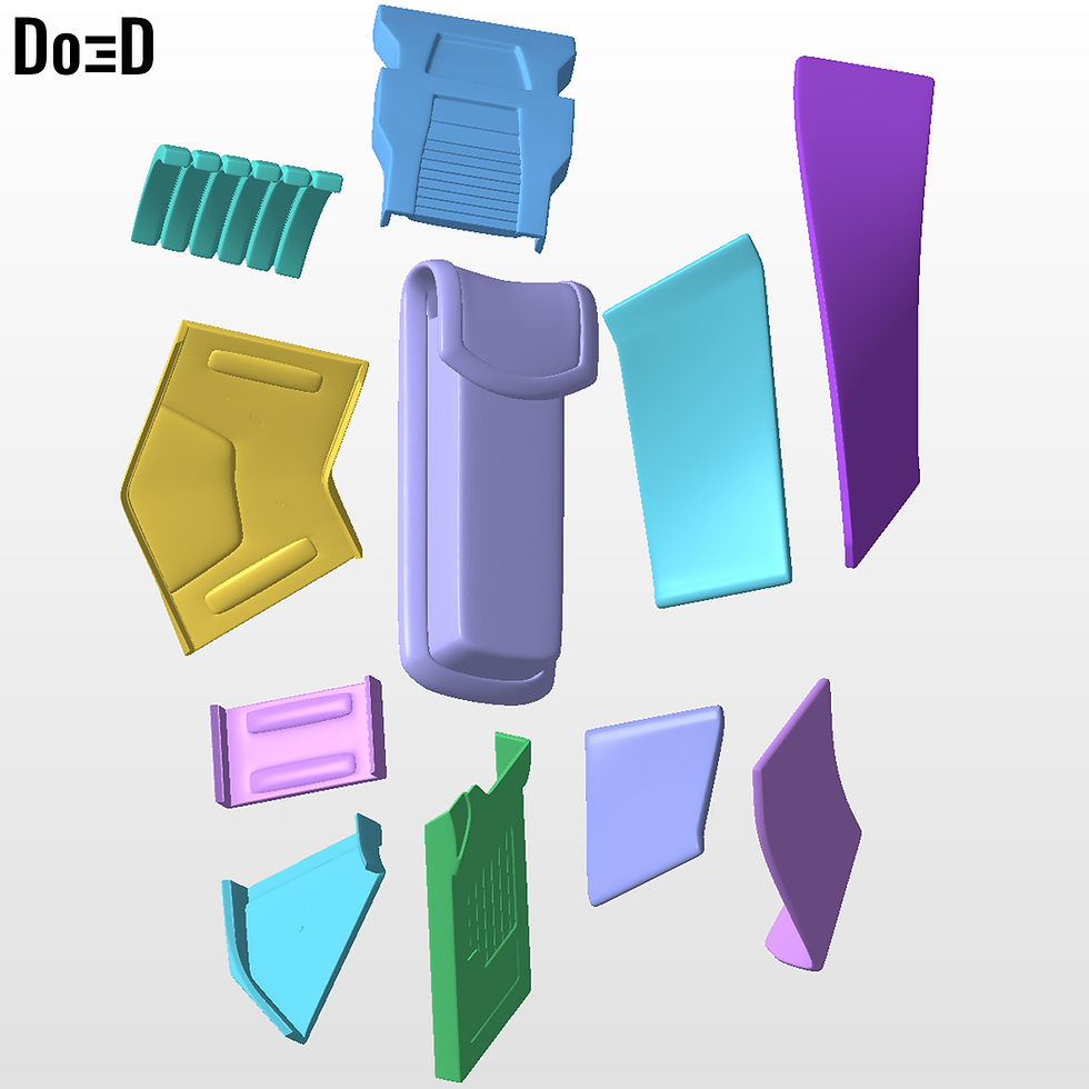 Thumbnail: Vigilante Shoulder Straps | 3D Printable Model #SV05