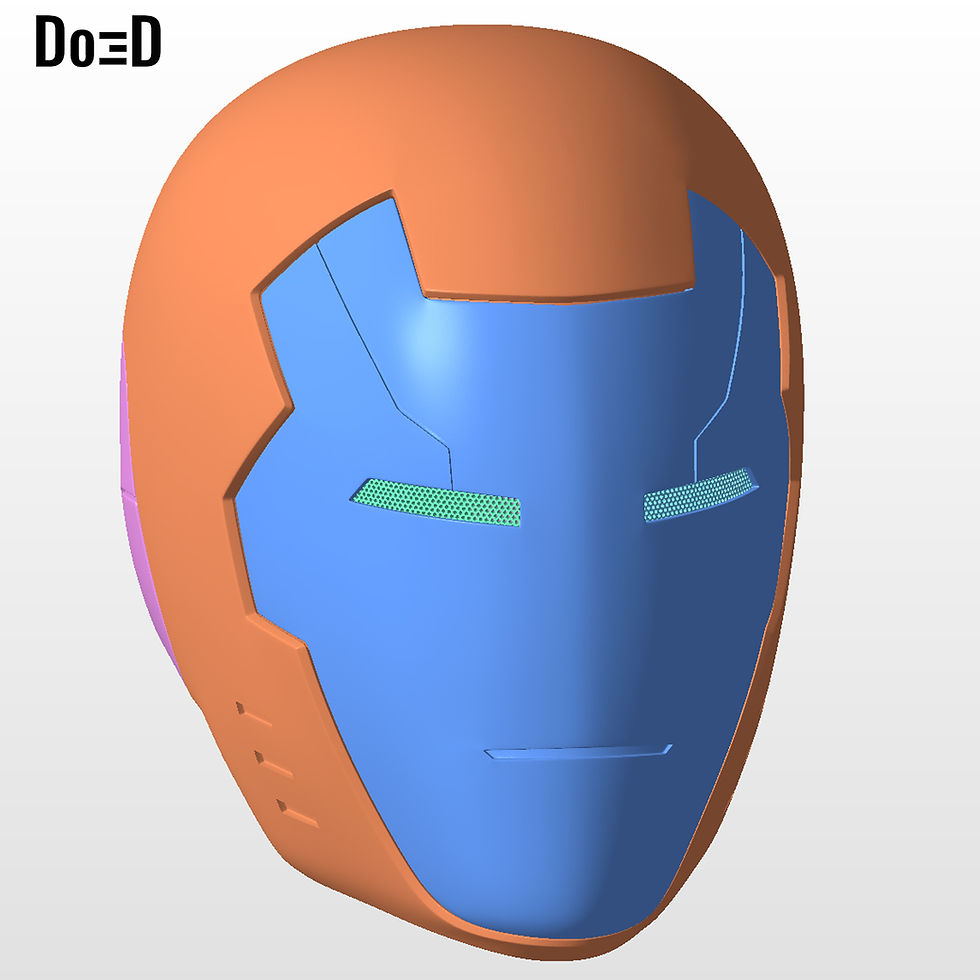Thumbnail: Iron Man Armored Adventures Armor | 3D Printable Model STL #AA99