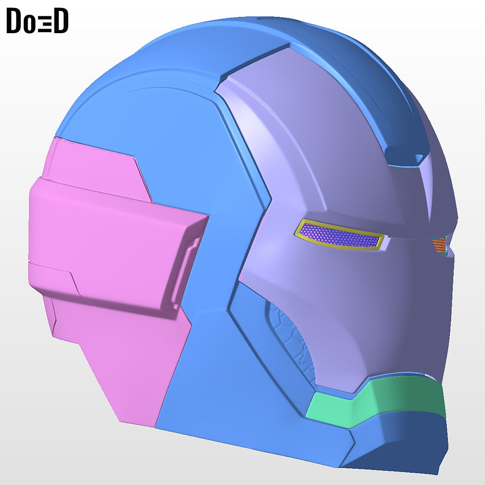 Thumbnail: MK 33 Concept Helmet (Iron Man Mark XXXIII) 3D Printable Model #MK33C