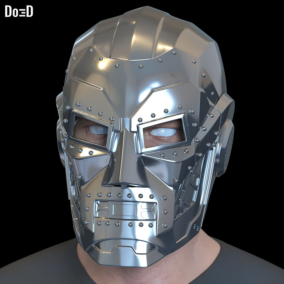 Thumbnail: Bundle: Doctor Doom Helmets 3 in 1 Variant HT  | 3D Printable Model #DDTH22
