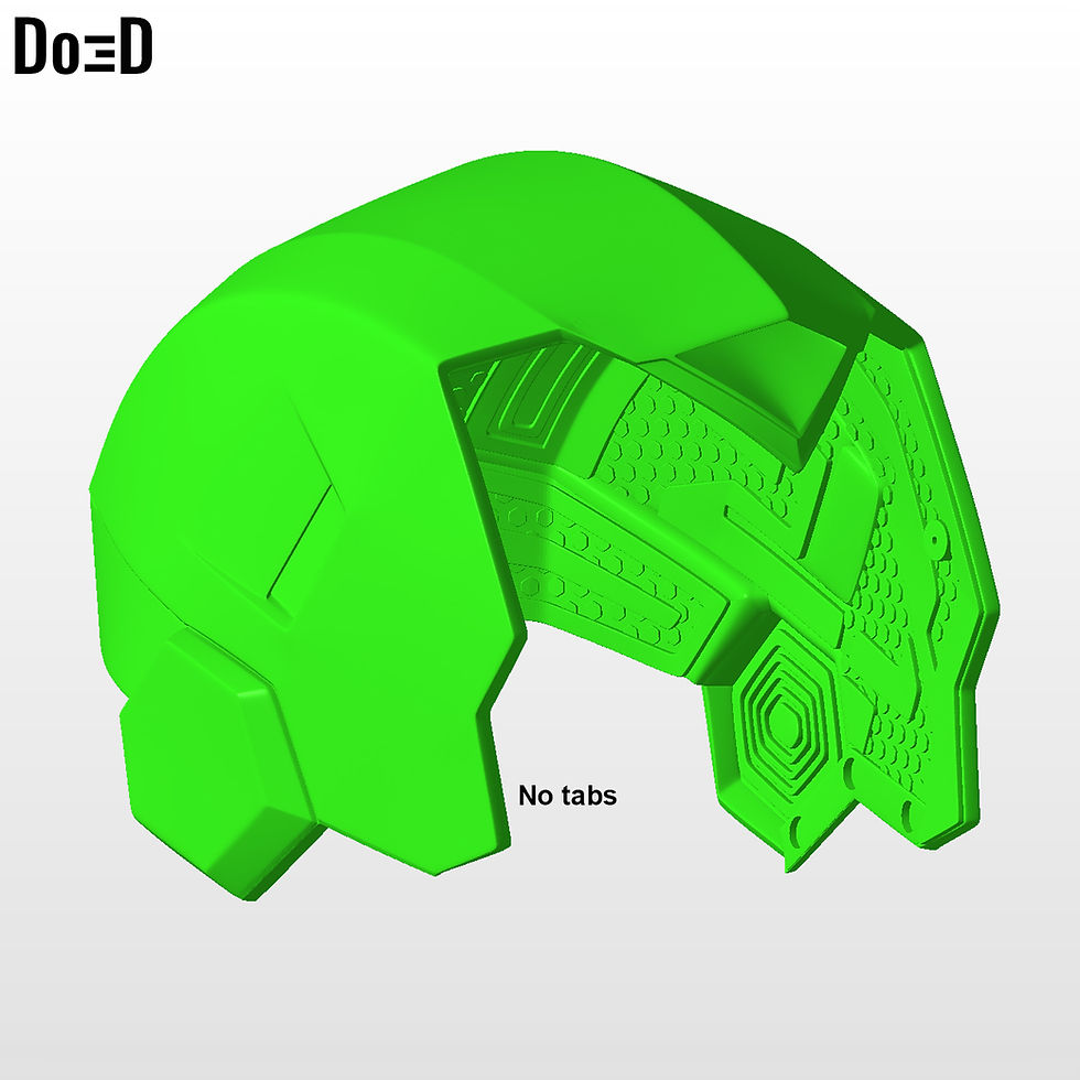 Thumbnail: Iron Man Mark XV MK 15 Sneaky Helmet 3D Printable Model Print File STL #S748