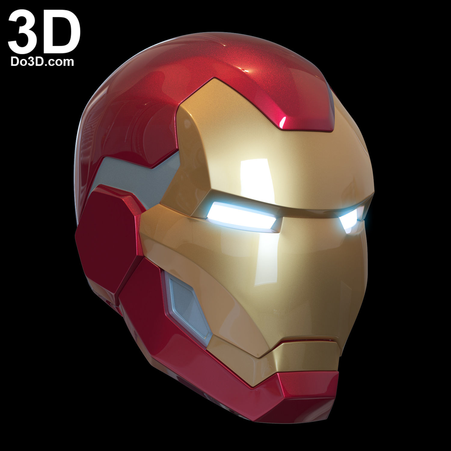 Iron Man Fortnite Helmet Stark Industries Skin | 3D Printable Model #FT10