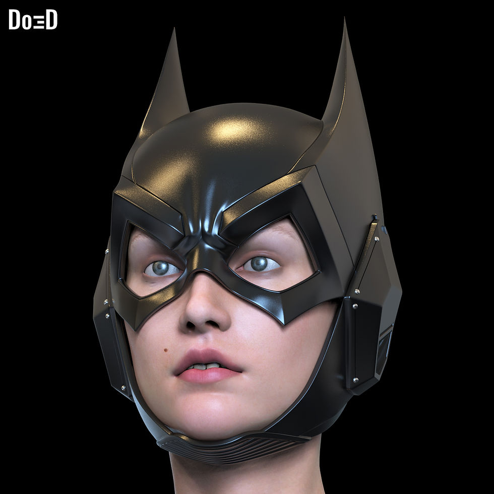 Thumbnail: Batman BGAK Cowl / Helmet 3D Printable Model Print File STL #F53