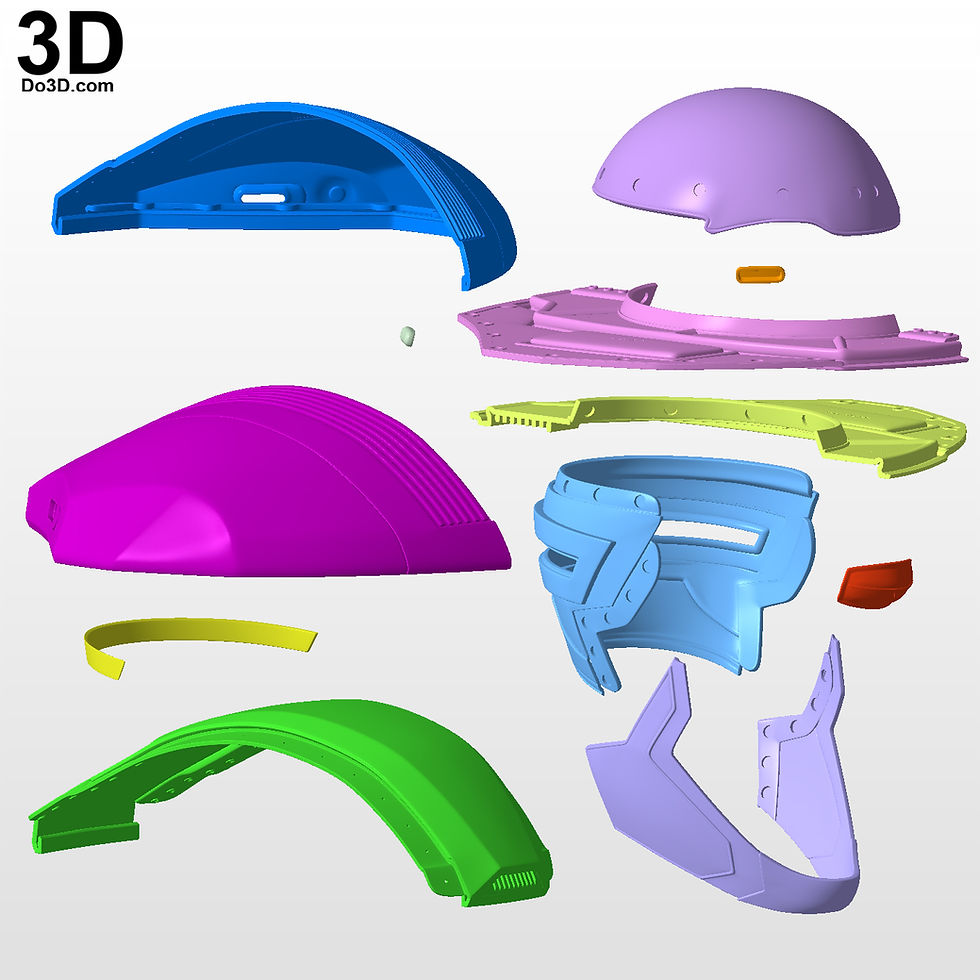 Thumbnail: Fifth Brother Obi-wan Kenobi 5th Helmet Hat 3D Printable Model STL File #F56