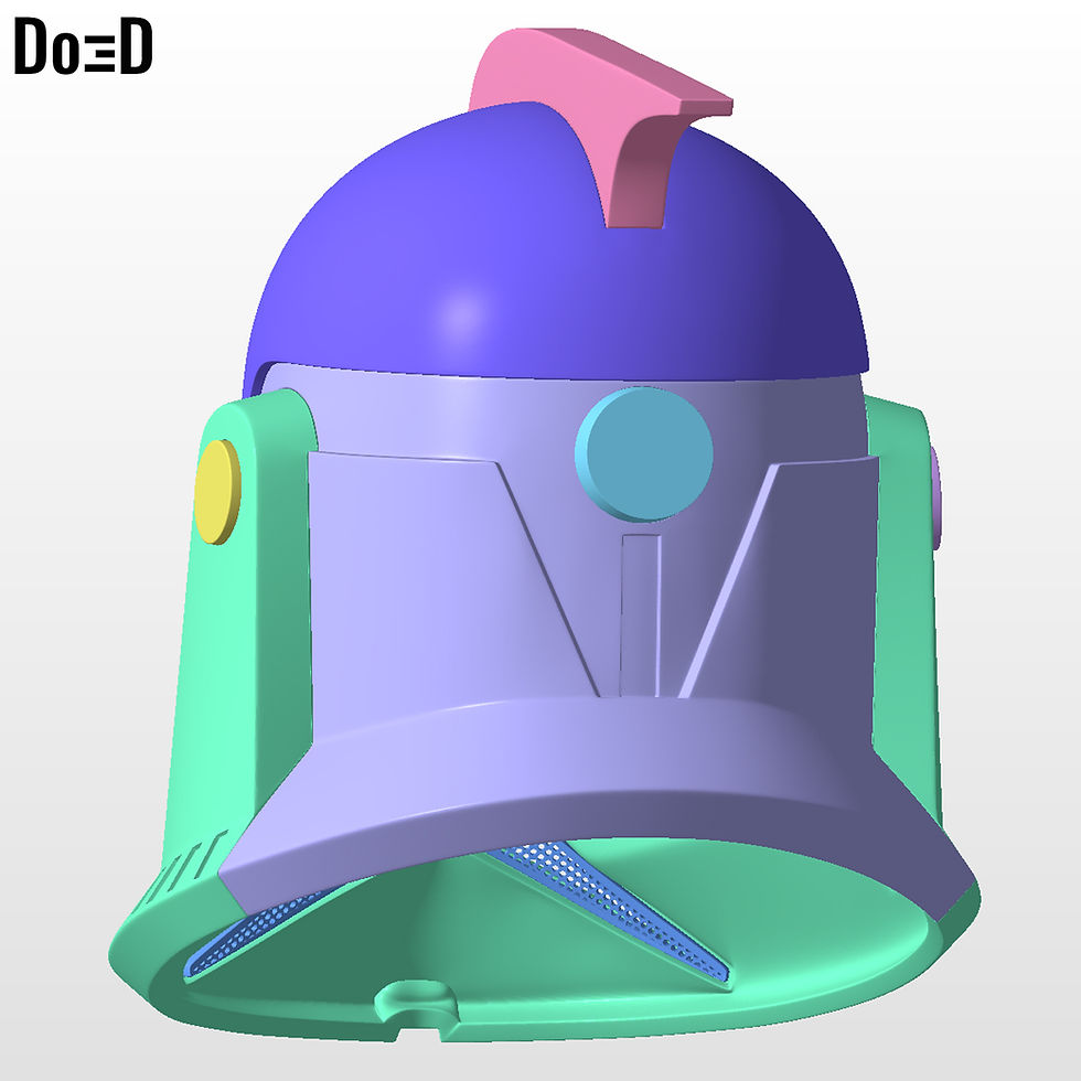 Thumbnail: Clone Trooper TV Series Star Wars Helmet | 3D Printable Model #CT5