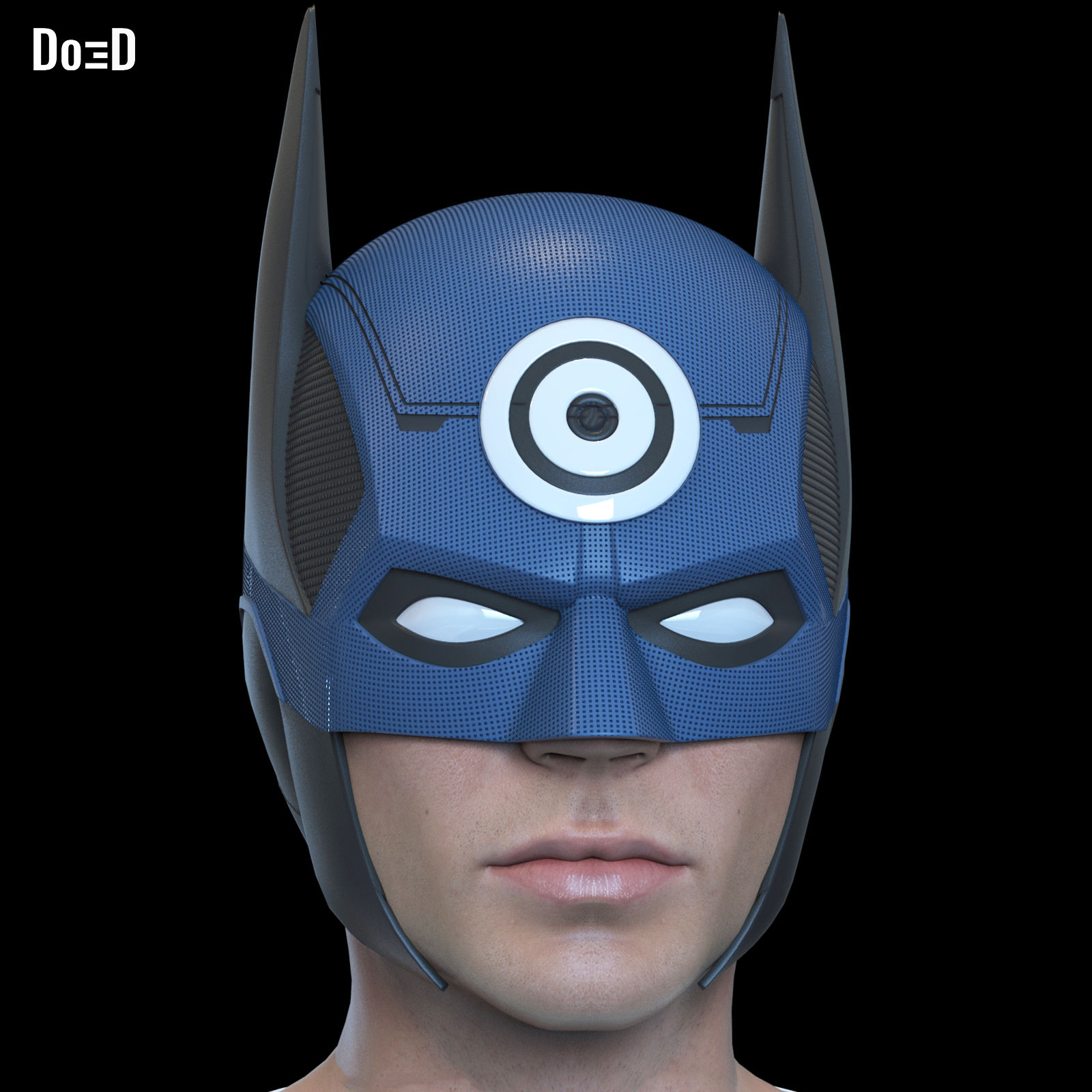 Batseye Helmet Bullseye & Daredevil MashUp Variant | 3D Printable Model STL #BE9