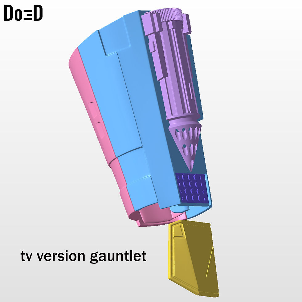 Thumbnail: Left Forearm The Mandalorian & Grogu Interchangeable with TV Show 3D Model #MF71