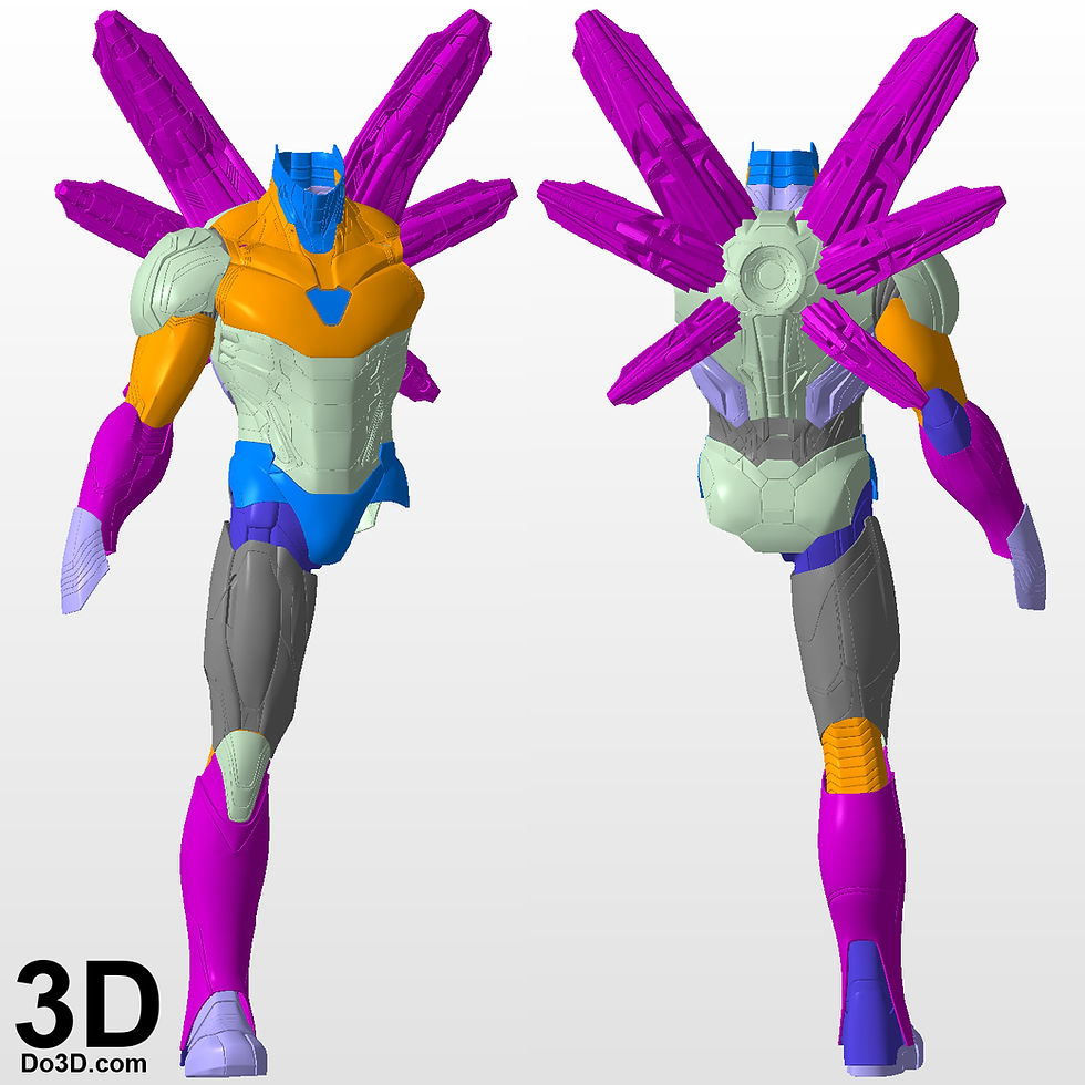 Thumbnail: IRON MAN MARK LXXXV Armor + Wing MK 85 Endgame | 3D Model Project #5775