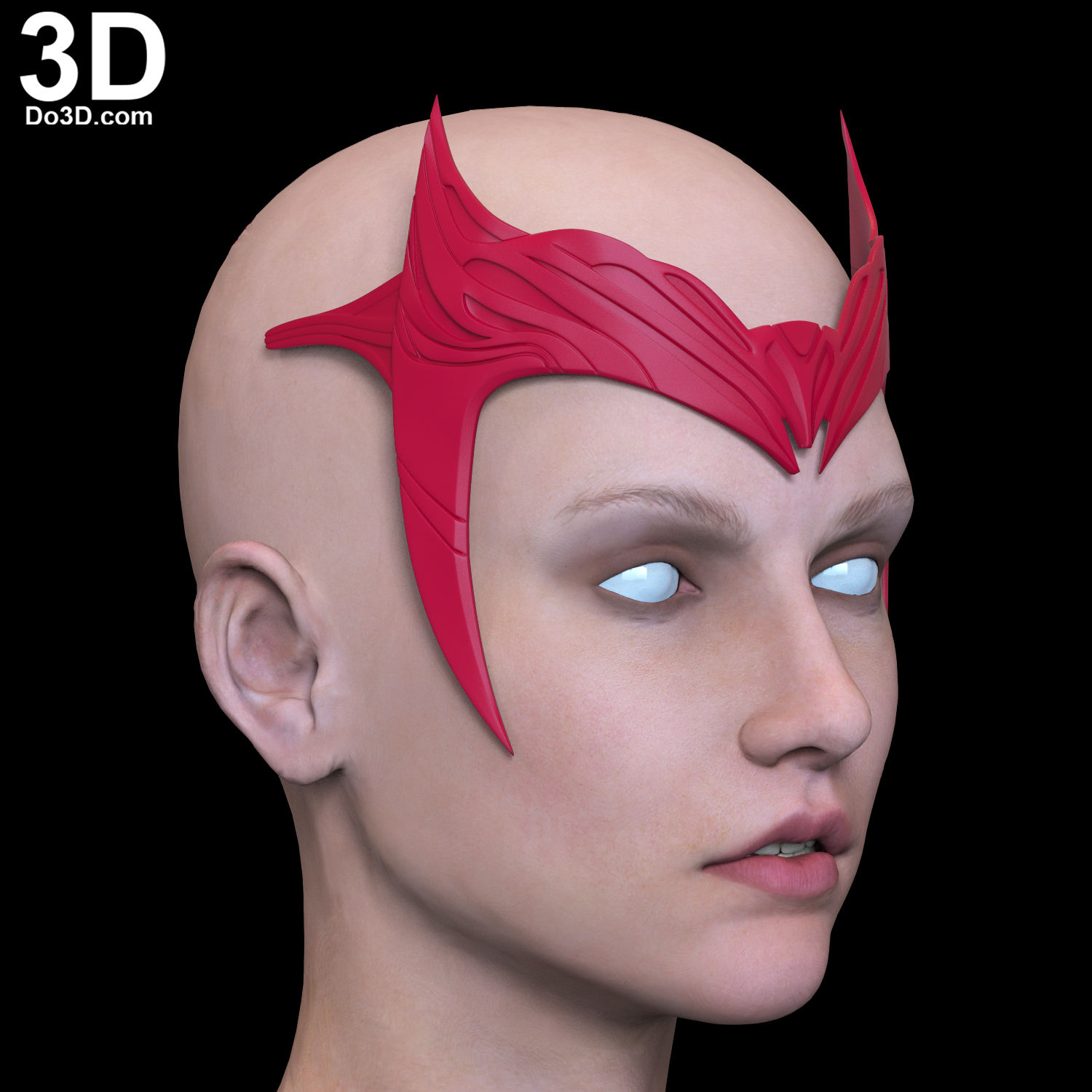 Scarlet Witch Tiara WandaVision Crown 3D Printable Model STL #Y630