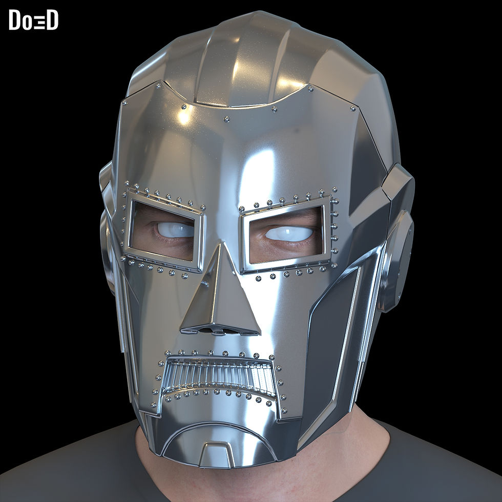 Thumbnail: Bundle: Doctor Doom Helmets 3 in 1 Variant HT  | 3D Printable Model #DDTH22