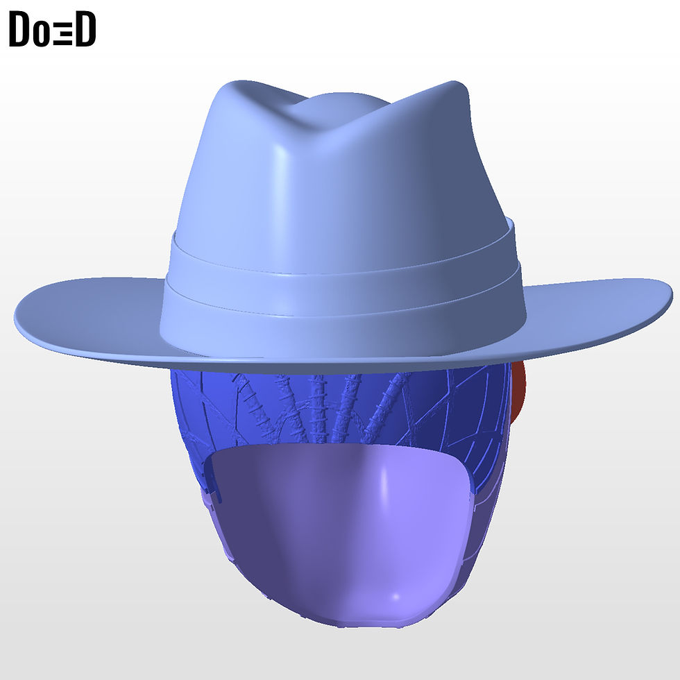 Thumbnail: Spider-Noir Helmet Nicolas Cage Spider-Man | 3D Printable Model #SN79