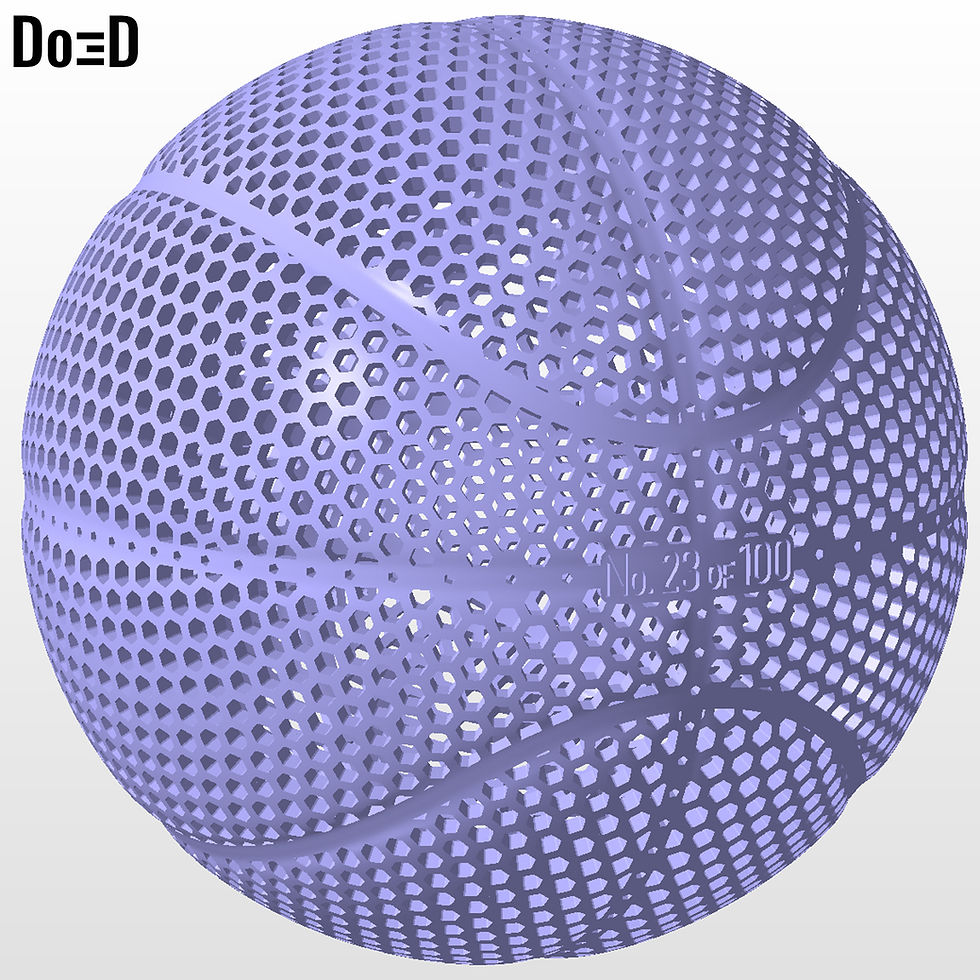 Thumbnail: Airless Gen 3D Printable Basketball FREE Do3D
