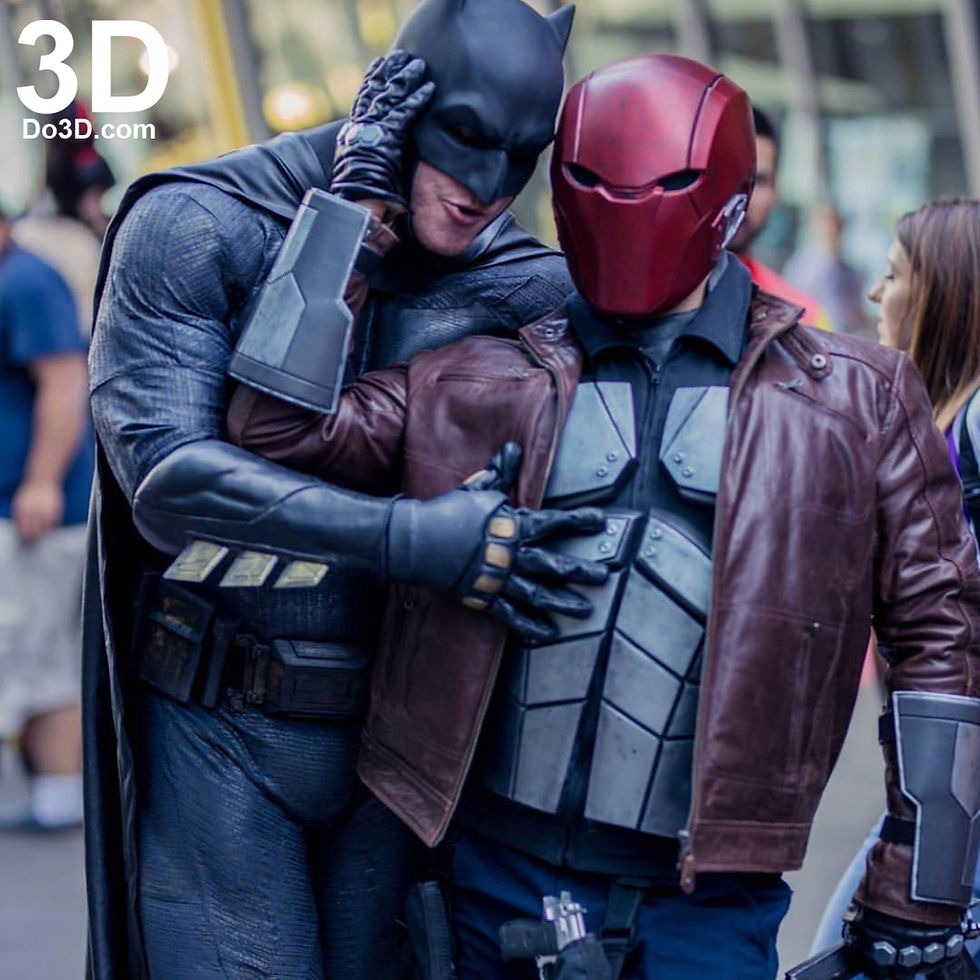 Thumbnail: Red Hood Injustice 2 Helmet Cowl | 3D Model Project #2712