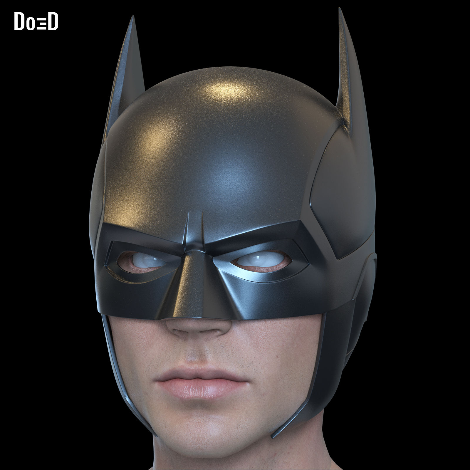 BatNoir M2 Helmet Do3D Exclusive 3D Printable Model Print File STL #BN2