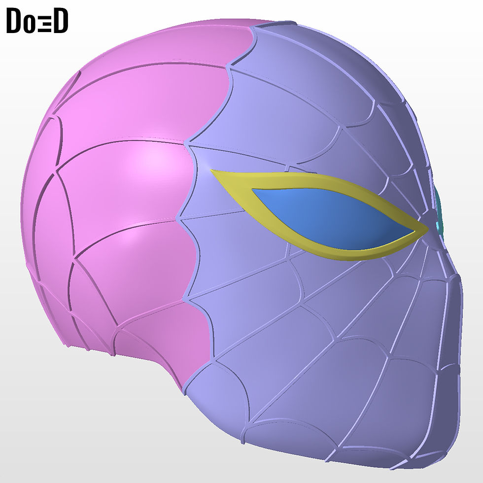 Thumbnail: Spider-Man 1978 Japan Helmet Spiderman 3D Printable Model #S979