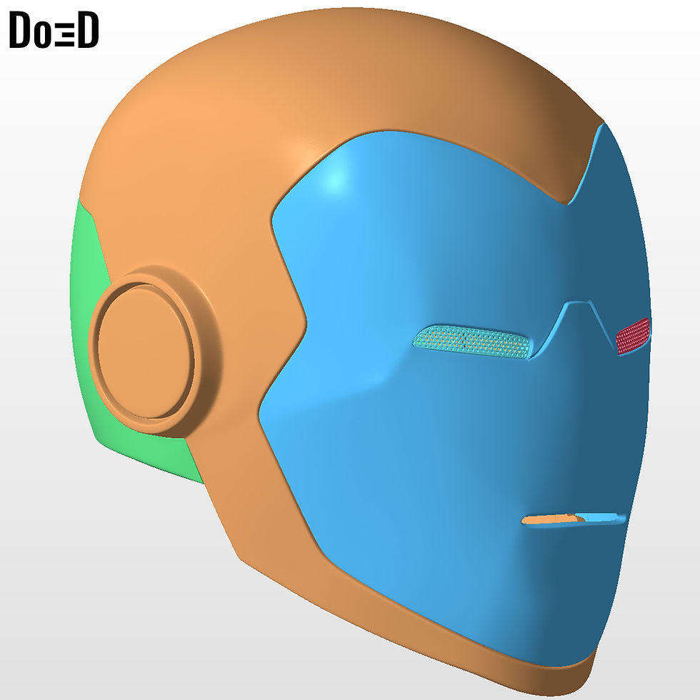 Thumbnail: Iron Man Classic Tony Stark Armor + Helmet | 3D Printable Model #5737
