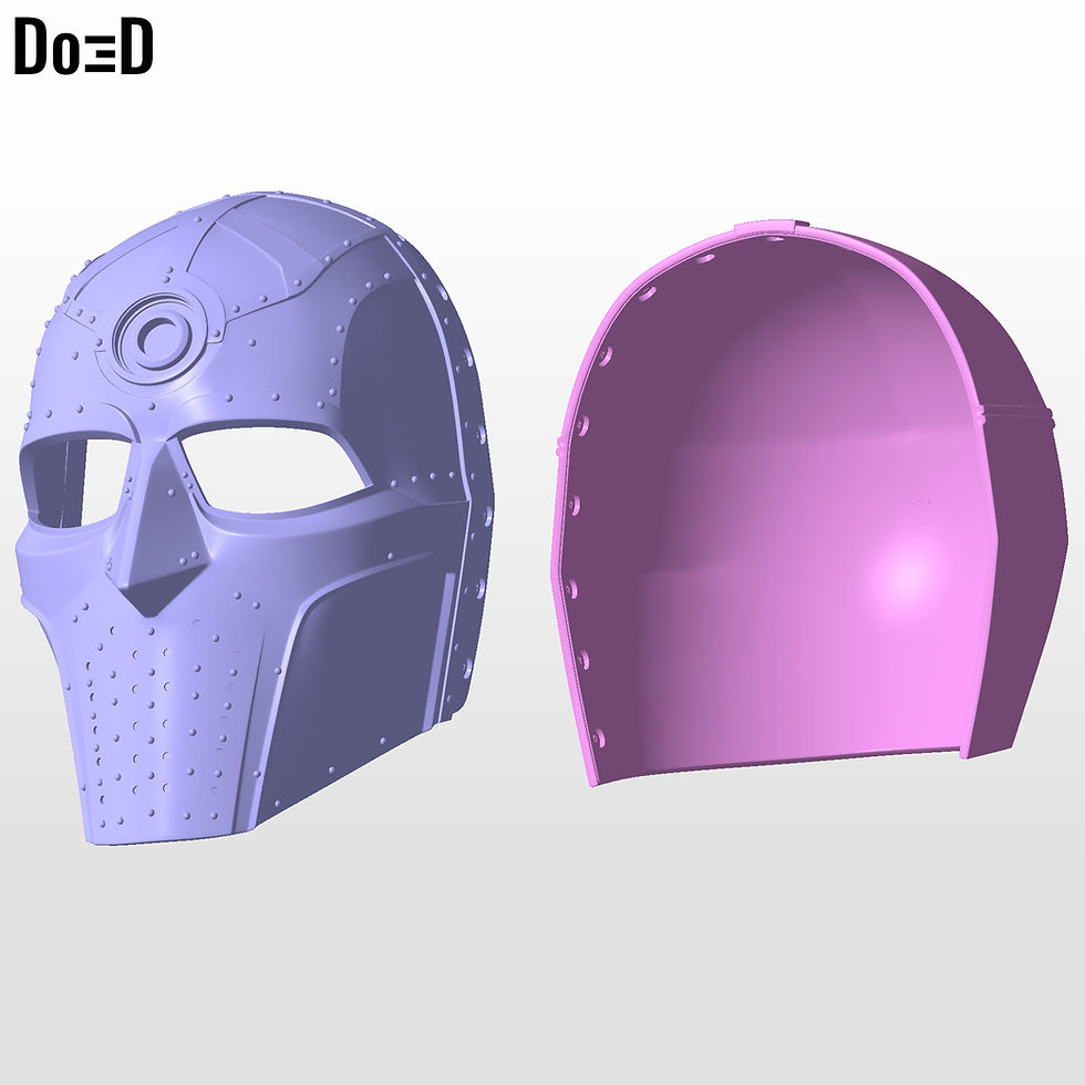 Thumbnail: Doctor Strange Doom Bot Latverian Boris Helmet | 3D Printable Model #SBD37
