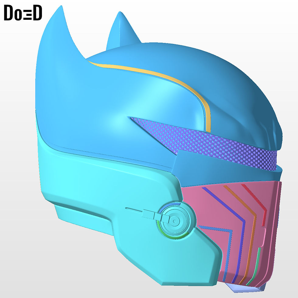 Thumbnail: HellBat Full Armors XE Suit Version Batman 3D Printable Model STL File #HB486