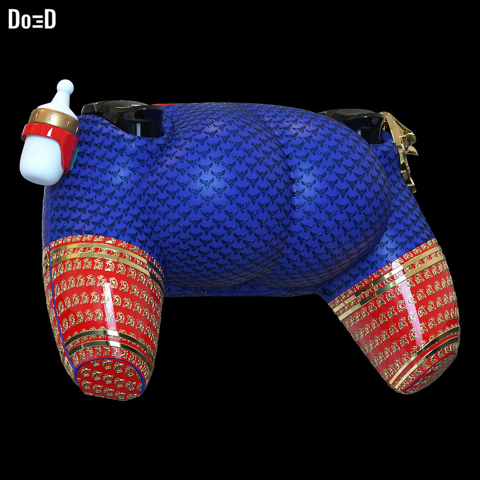 Thumbnail: Homelander PS5 Cheeky Controller Case Cover The Boys 3D Printable Model STL #HC4