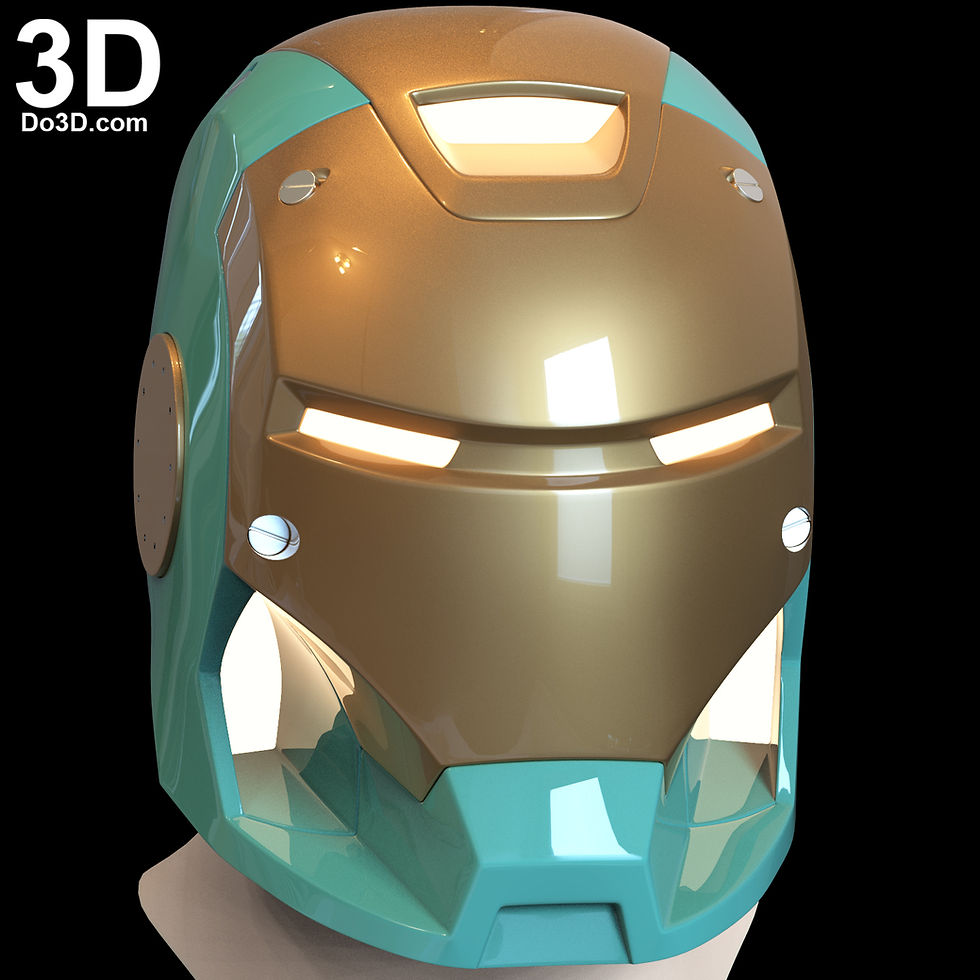 Thumbnail: Scuba Iron Man 3 Helmet Mark XXXVII MK 37 | 3D Printable Model #SC31