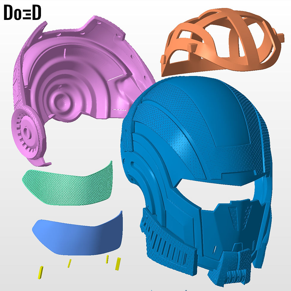 Thumbnail: N7 Commander Shepard Mass Effect Andromeda Helmet | 3D Printable Model #N7