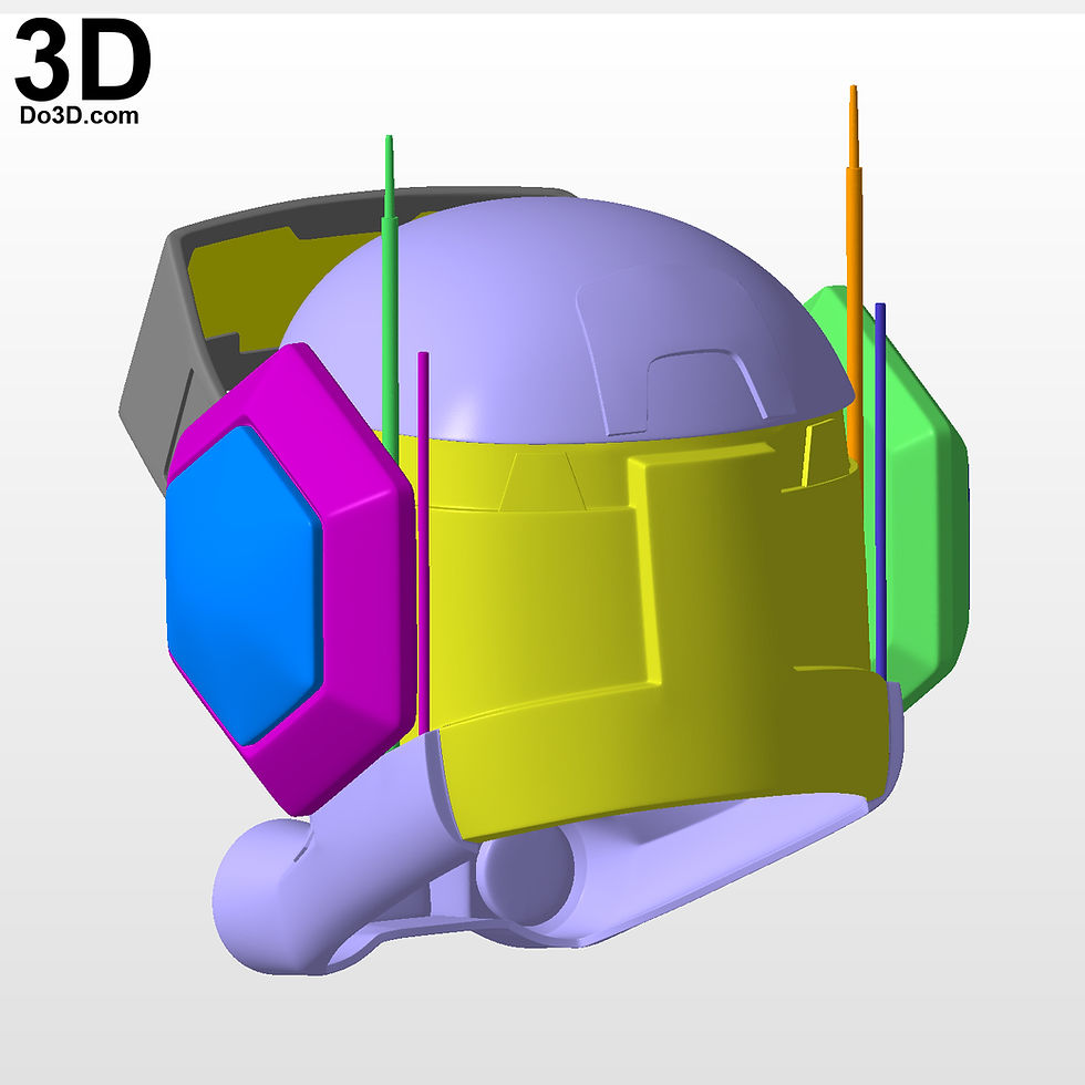Thumbnail: Tech Bad Batch armor | 3D Printable Model #BBT1
