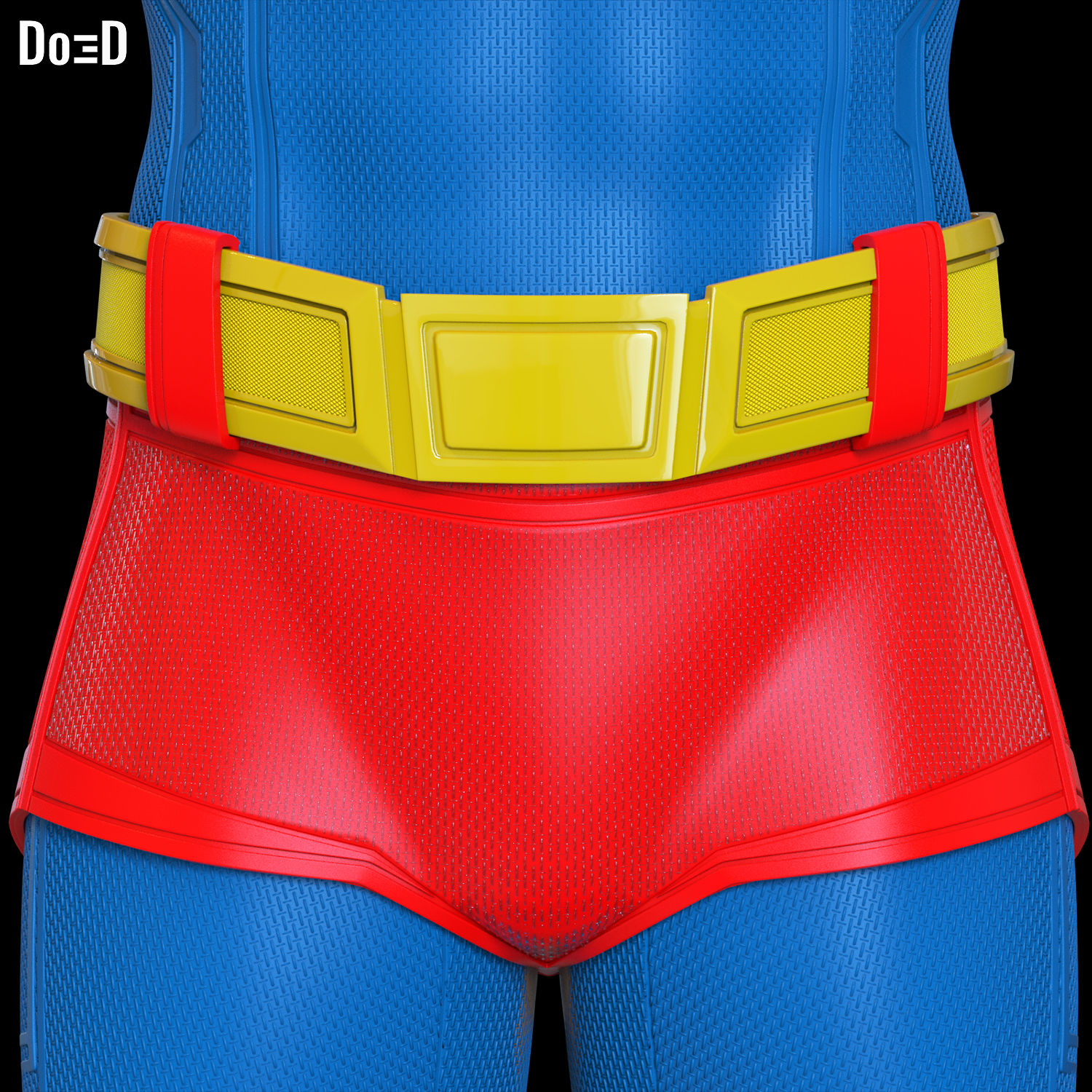 Belt Superman Legacy 2025 3D Printable Model Print STL File #SLB22