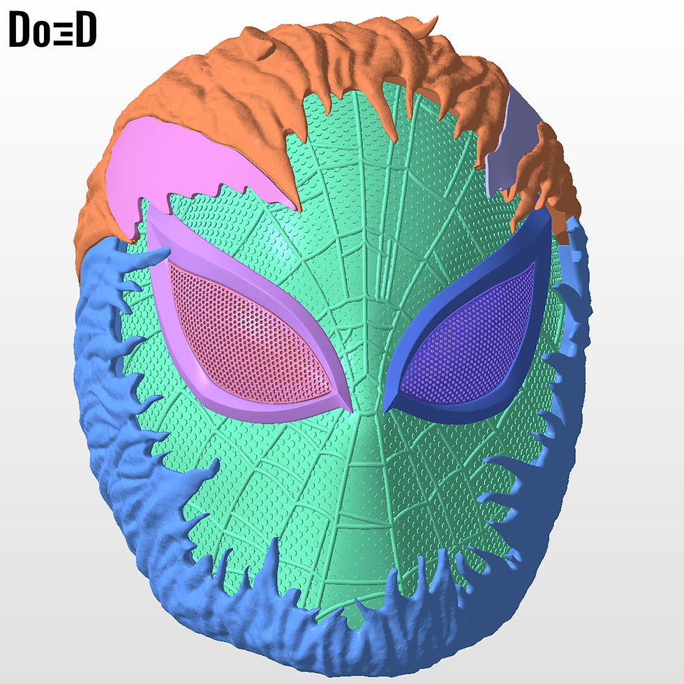 Thumbnail: Venomized Superior Spider-man Helmet Venom STL 3D Printable Model STL #VSS3