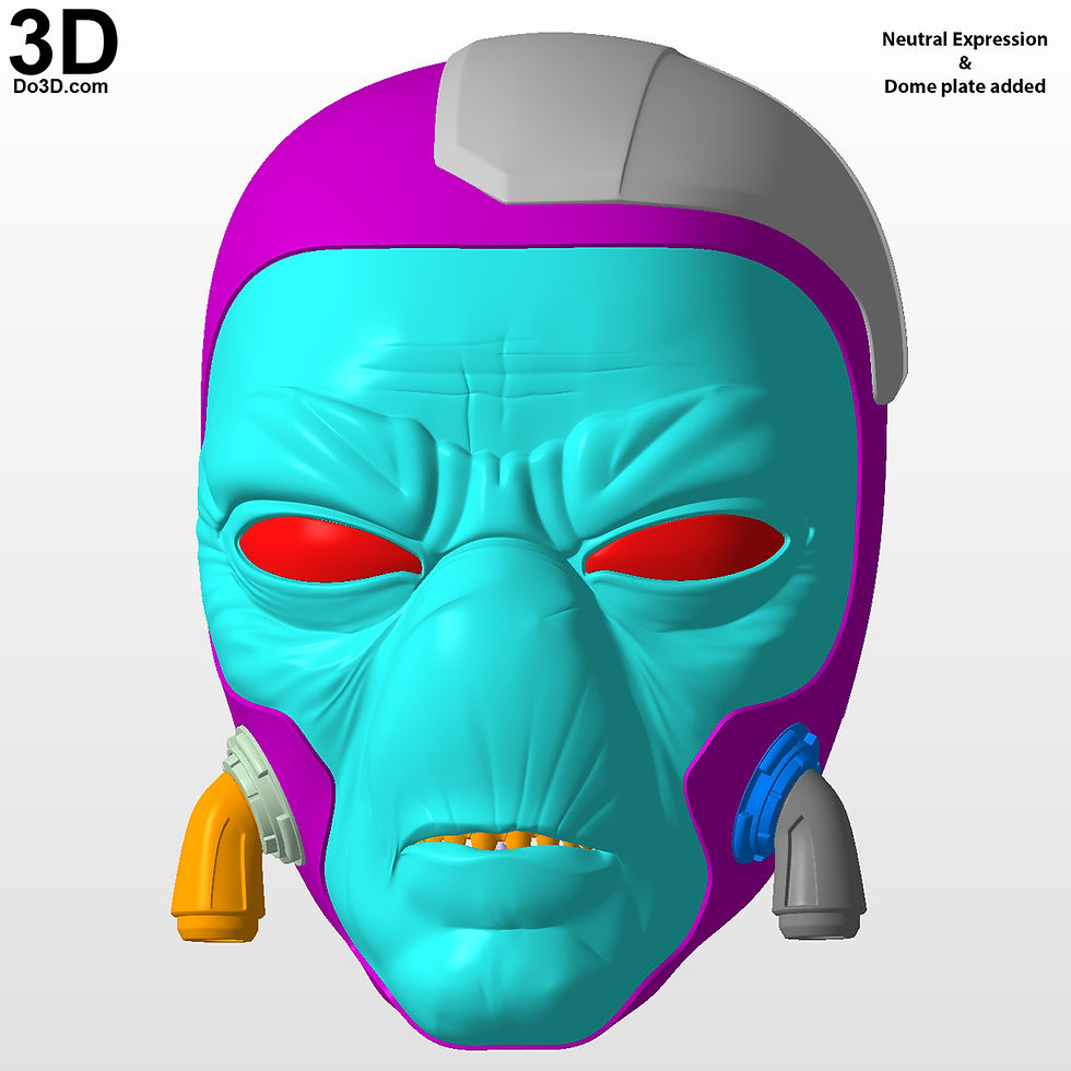 Thumbnail: Cad Bane Hat and Mask Star Wars Helmet | 3D Printable Model STL FILE #CB39