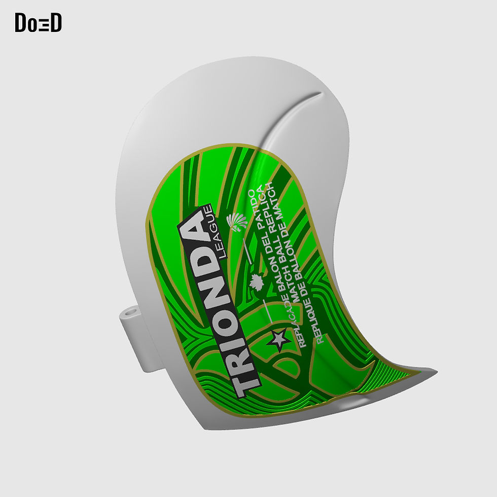 Thumbnail: World Cup Snack Combo Popcorn Bucket & Drink Container Messi Cleats 3D Model #WC