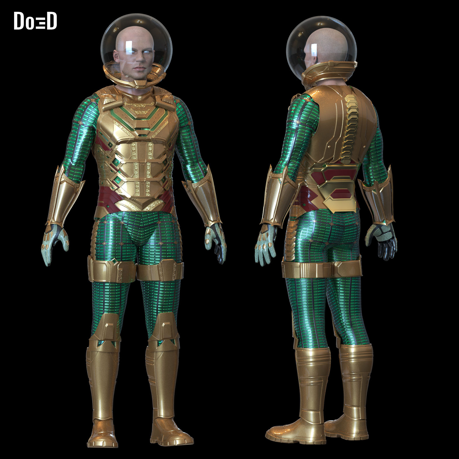 Mysterio V2 Full Suit Armors Spider-man Far From Home 3D Printable Model STL#M22