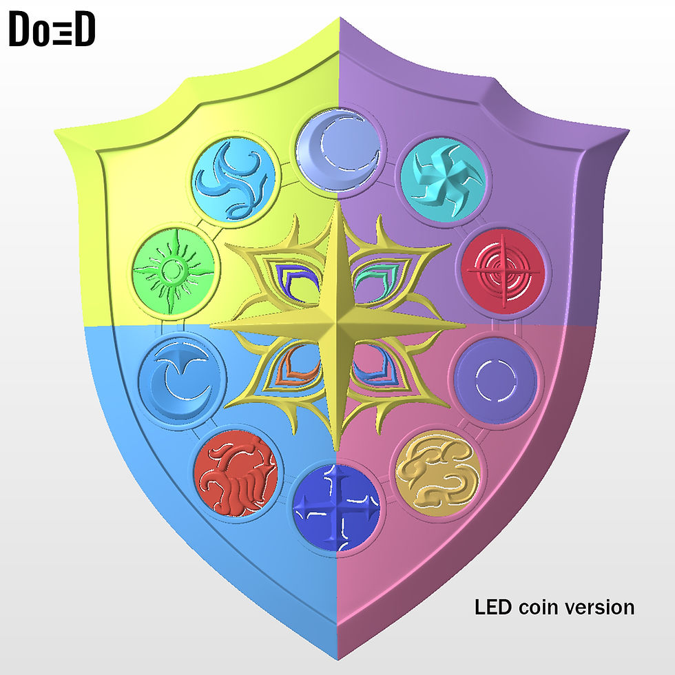 Thumbnail: Doctor Doom Shield Concept 3D Printable Model STL File #D771