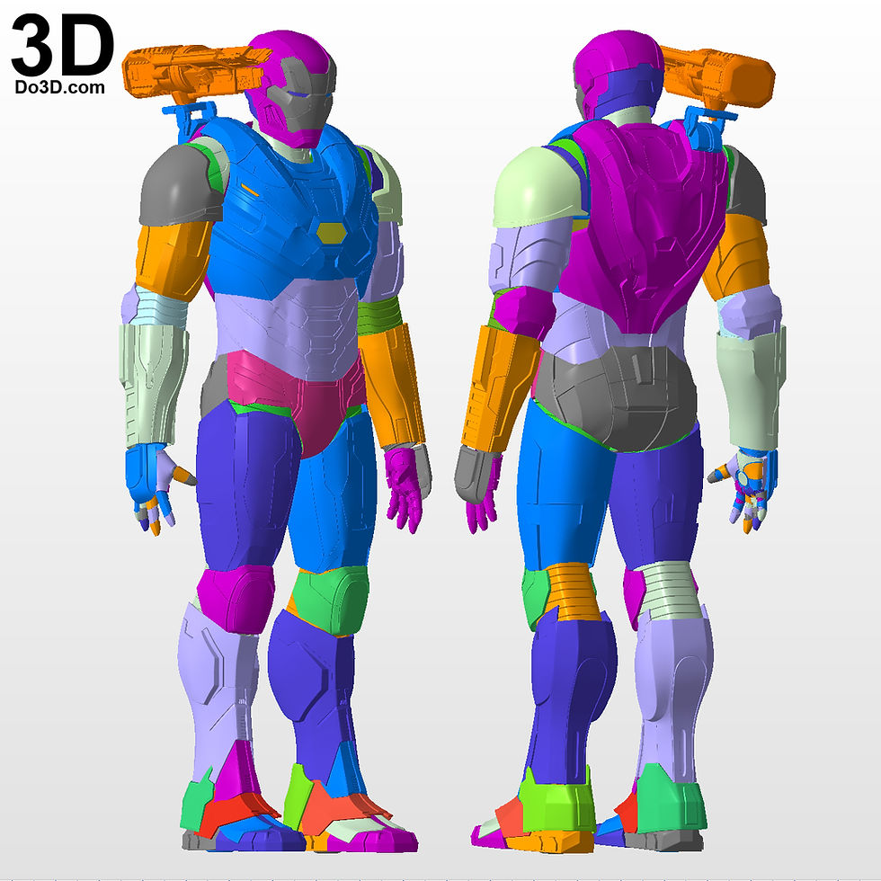 Thumbnail: War Machine 006 Armor Mark VI MK 6 Endgame 3D Printable Model #5987