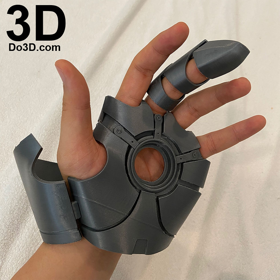 Thumbnail: Iron Man Mark VI MK 6 IV 4 Gauntlet  | 3D Printable Model STL File #G46