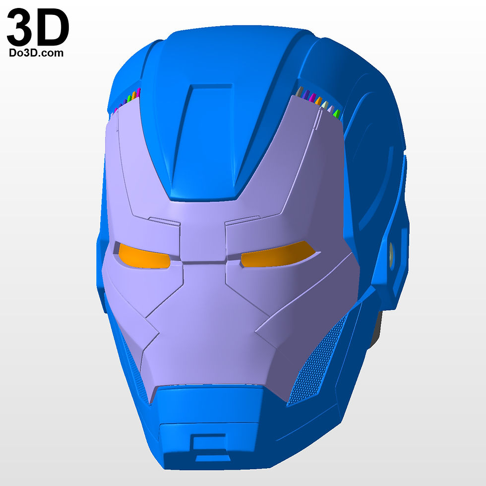 Thumbnail: Bones Helmet Iron Man 3 Mark XLI MK 41 3D Printable Model #BM83