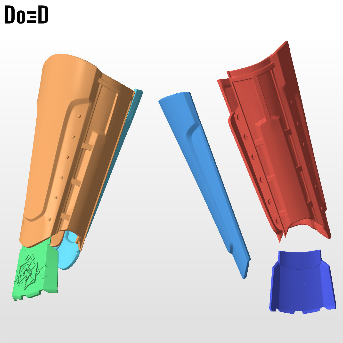Doctor Doom Gauntlet (Forearm + Hand plate) SDCC 2026 Doomsday 3D Model #DG2837