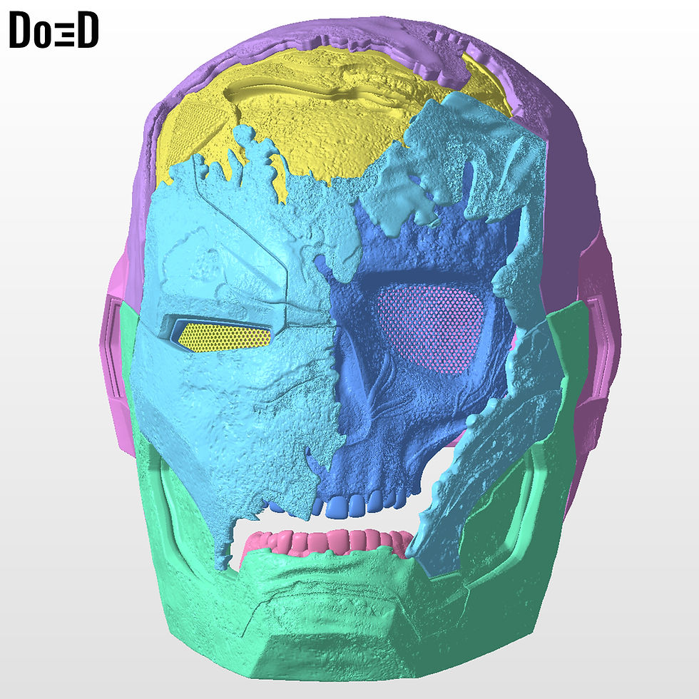Thumbnail: Zombie Iron Man Mark 46 Spider-Man Far From Home Helmet | 3D Printable Model #IZ