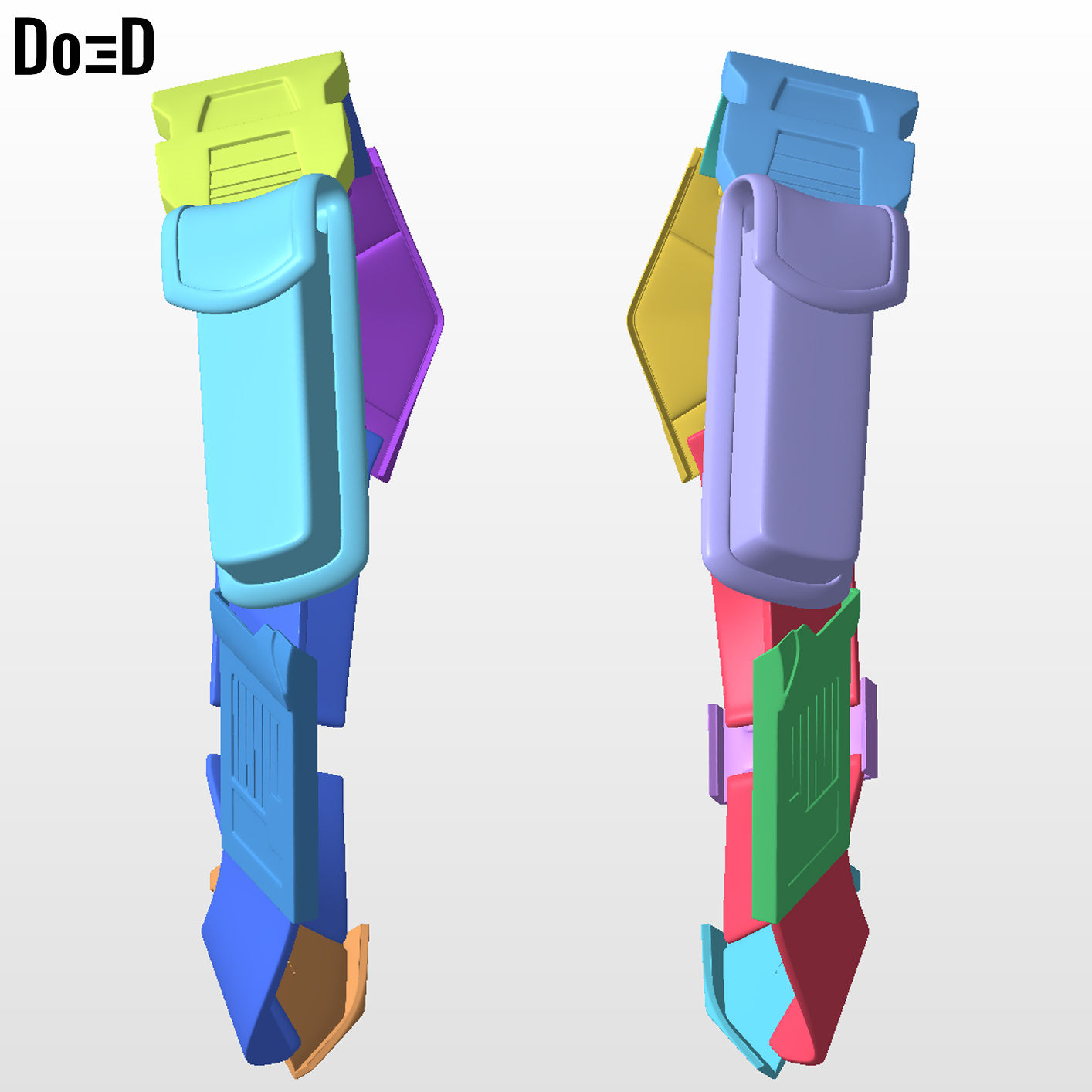 Vigilante Shoulder Straps | 3D Printable Model #SV05