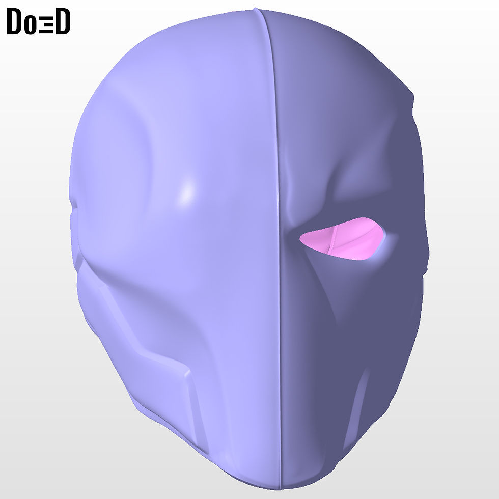 Thumbnail: Deathstroke Arkham Knight Helmet Classic | 3D Printable Model #H29
