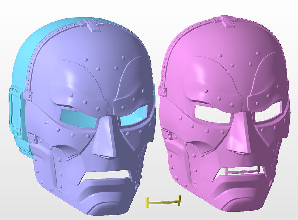 Thumbnail: Doctor Doom Helmet Avengers Doomsday SDCC 2026 Version 3D Printable Model #FTD1