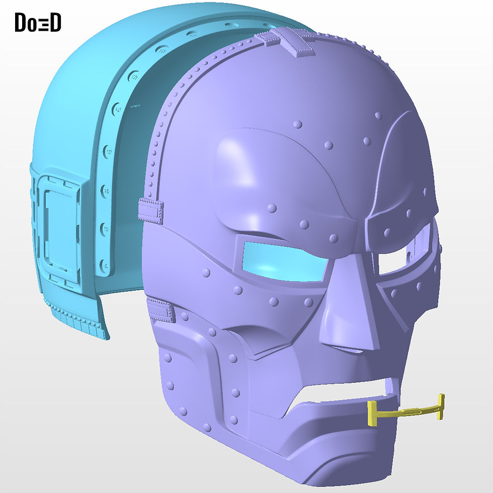 Thumbnail: Avengers Doomsday Doctor Doom SDCC Full Suit Armors 3D Printable Model STL #DD12