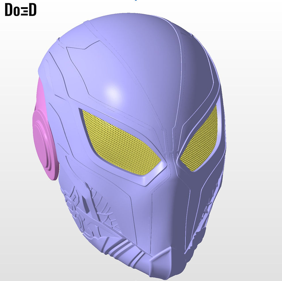Thumbnail: X Beetle 003 Spider-Man Variant Helmet | 3D Printable Model STL File #XB003