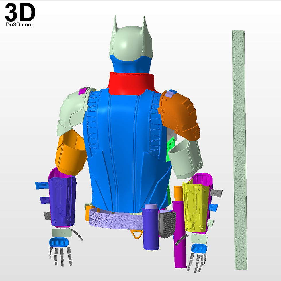 Thumbnail: The Batman 2022 Batsuit Upper Body Armors | 3D Printable Model STL File #B21