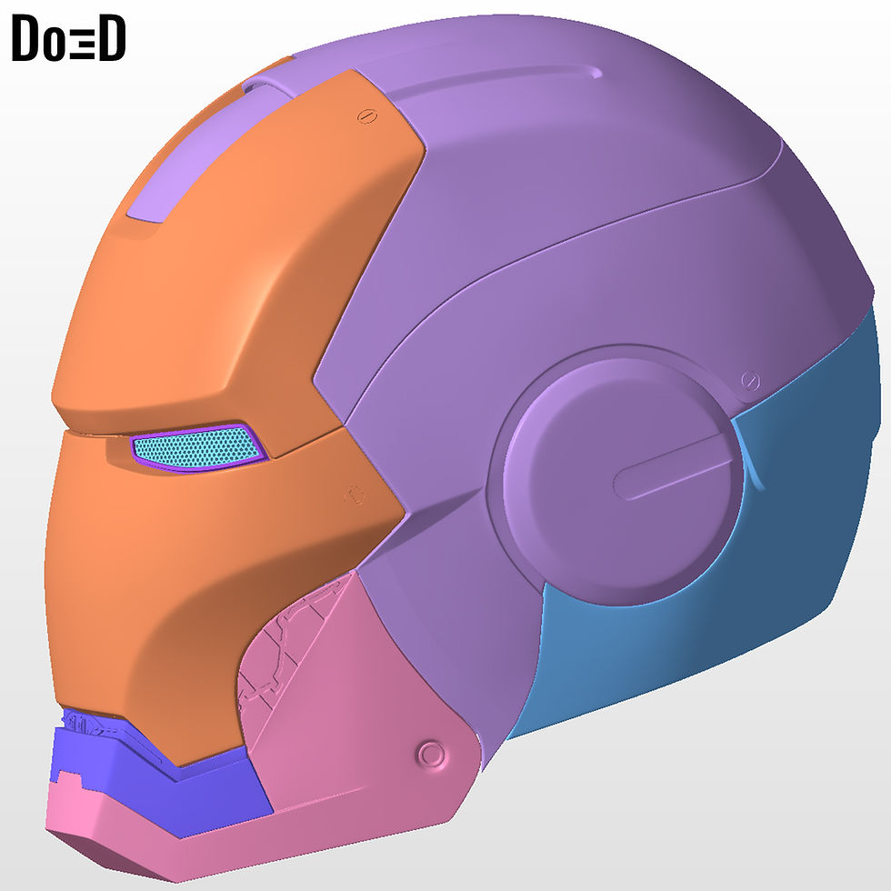 Thumbnail: Iron Man Mark III Helmet (MK 3) | 3D Printable File #N39