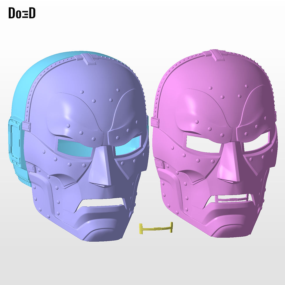 Thumbnail: Avengers Doomsday Doctor Doom SDCC Full Suit Armors 3D Printable Model STL #DD12
