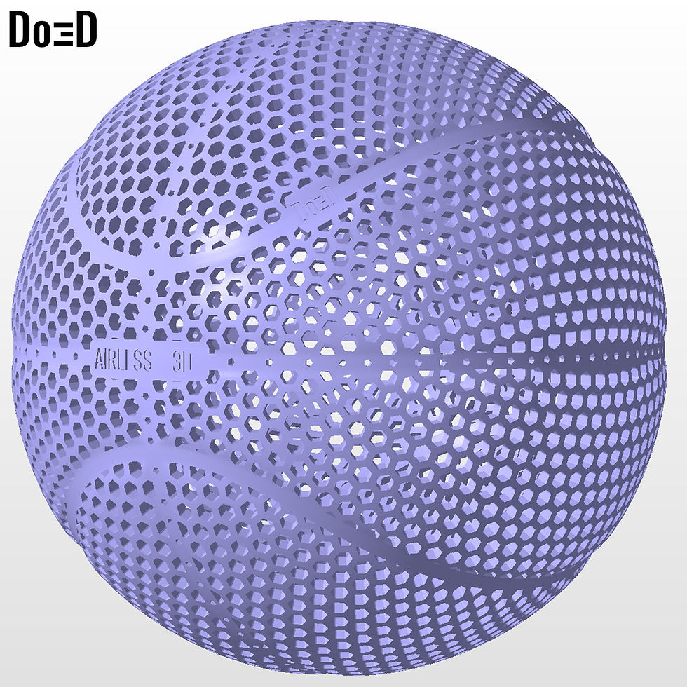 Thumbnail: Airless Gen 3D Printable Basketball FREE Do3D