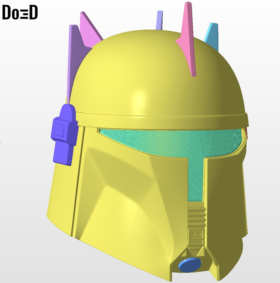 Thumbnail: Helmet Dark Trooper phase 4 Moff Gideon | 3D Printable Model STL File #MG21