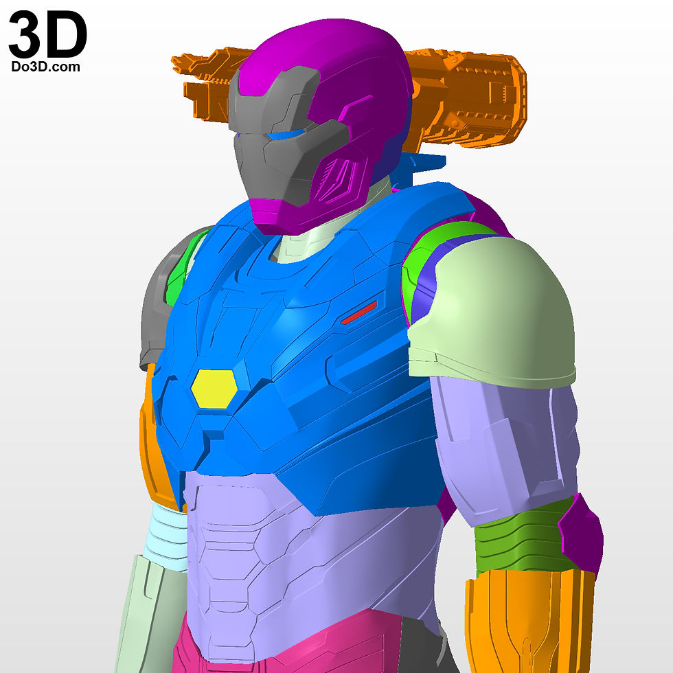 Thumbnail: War Machine 006 Armor Mark VI MK 6 Endgame 3D Printable Model #5987