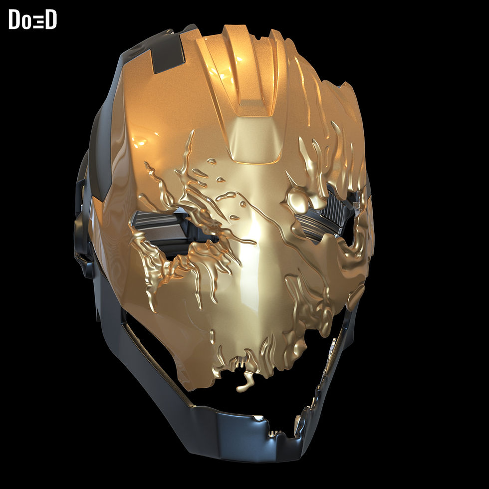 Thumbnail: She-hulk Helmet Iron Legion Variant She Hulk 3D Printable Model STL #25F1