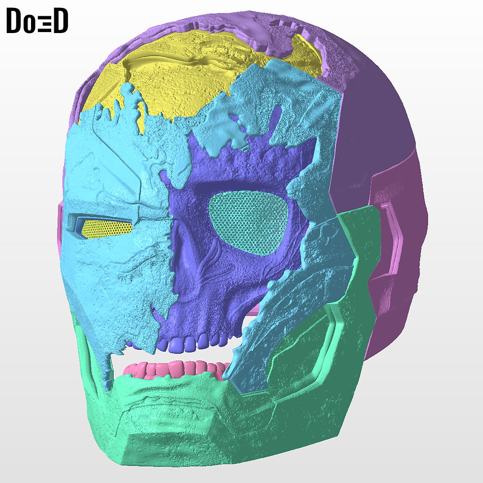 Thumbnail: Zombie Iron Man Mark 46 Spider-Man Far From Home Helmet | 3D Printable Model #IZ